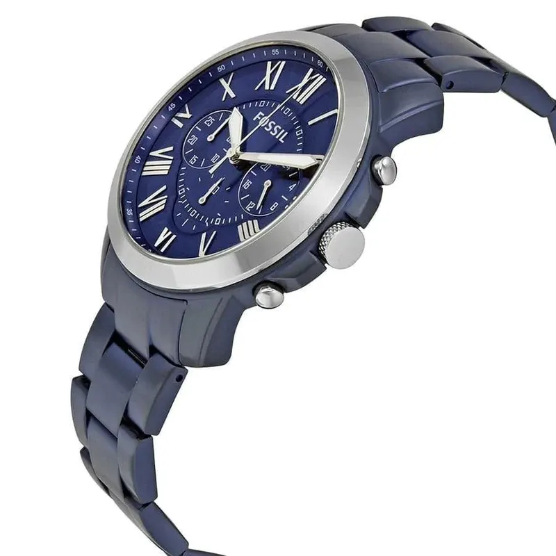 Fossil Grant Chronograph Blue Dial Men’s Watch | FS5230